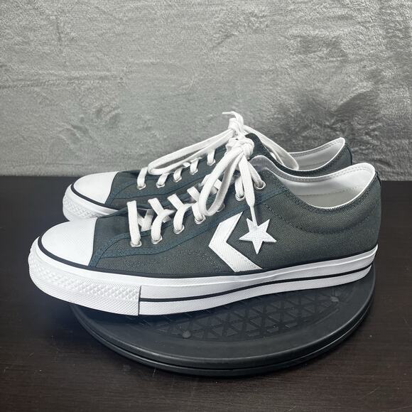 Converse “Star Player 76” Men's Size 11 Gray Low Top Lace Up Casual Sneakers - Picture 3 of 10